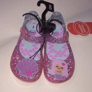 WONDER NATION Mermaid jelly shoes